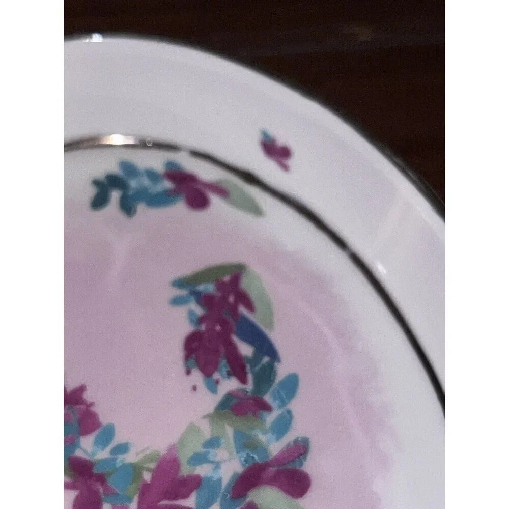 ANTHROPOLOGIE Trinket Dish Monogram Meadow Letter “K”